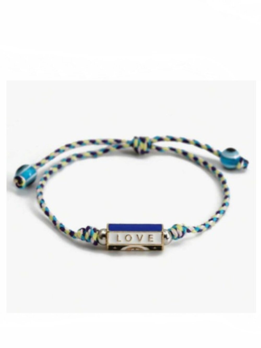 NWT Marie Lichtenberg designer style locket evil eye bracelet